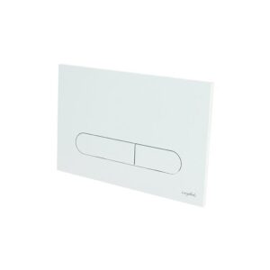 Plaque de commande Briand 02 double blanc pour bati Briand - LEGALLAIS - 543369