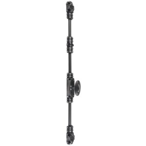 Fausse crémone fonte à bouton type CRD 168 BT en 42 mm - fintion vieux fer - Rollinger - 530839