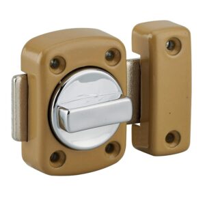Verrou automatique type Alouette en largeur de 40 mm finition bronze - THIRARD - 117532