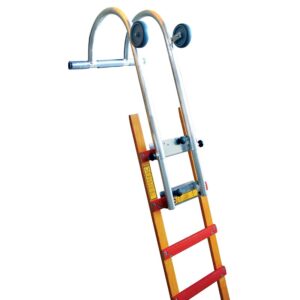 Crochet de faitage aluminium pour échelle de toit bois - DUARIB - 697012