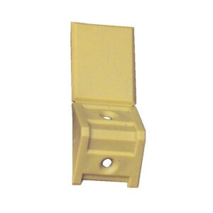 Taquets Systemtac Classic - en polypropylène, avec couvercle prémonté, chamois, équerre simple, en boîte de 100 pièces - PRUNIER - 497091