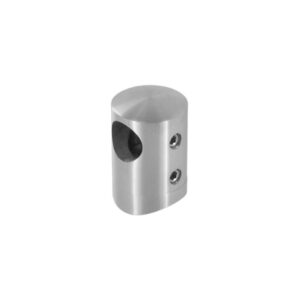 Supports transversaux borgnes droits pour barre Ø 12 mm pour poteau Ø42,4 mm en inox 316 noir anthracite Dark par 4 - Design Production - 158869