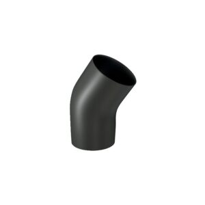 Coude 45° lisse rigide émail noir mat Ø 125 - TEN - 778382