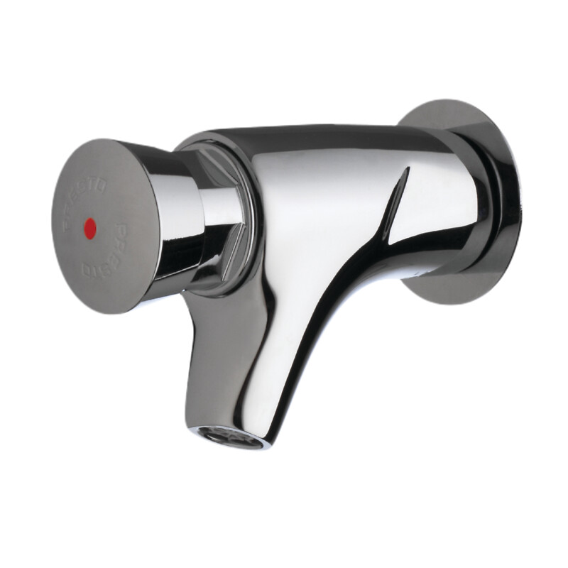 Robinet poussoir de lavabo mural Presto 504S (antiblocage) eau froide - 63100 - PRESTO - 730079 – Image 2