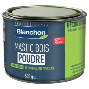 Mastic à bois Wood mastic bi-composant teinte bois blond 500 g - BLANCHON - 345437