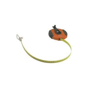 Mesure roulante longue ruban en acier et boîtier bi-matière Ø 105 mm - longueur 20 mètres - SAM outillage - 203072