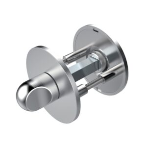 Rosace fine 3 mm inox Boëdic fonction Condamnation sans voyant - LEGALLAIS - 531203