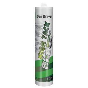 Mastic colles hybride High Tack Hybrid, coloris blanc, cartouche de 290 ml - DEN BRAVEN - 638625