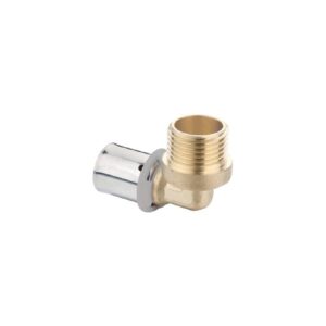 Coude à sertir PER diamètre 20 Rebun mâle à visser 1/2" (15x21) - LEGALLAIS - 110518