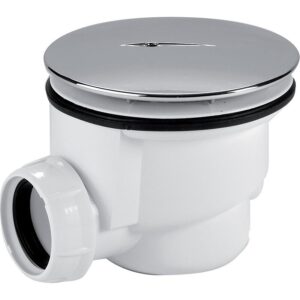 Bonde de douche capot ABS chromé Ø 60 CH584 - NICOLL - 723196