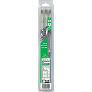 Électrodes inox 316L, diamètre 2,5 mm, longueur 350 mm, boîte de 10 pièces - GYS - 527430