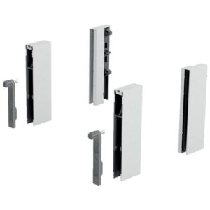 Adaptateur pour kit DesignSide pour hauteur de paroi arrière 218 mm coloris blanc - HETTICH - 425853