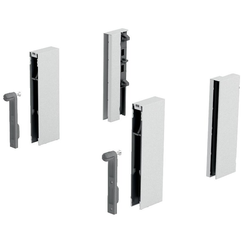 Adaptateur pour kit DesignSide pour hauteur de paroi arrière 218 mm coloris blanc - HETTICH - 425853
