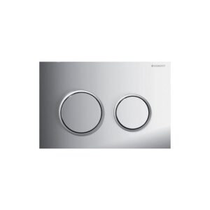 Plaque de déclenchement Omega 20 chromé - GEBERIT - 456800