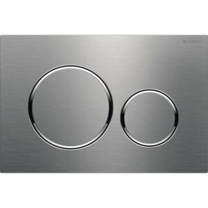 Plaque de commande Sigma 20 acier inox - GEBERIT - 348118