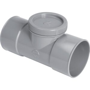 Té de visite PVC à bouchon MF diamètre 100 VT8 - NICOLL - 716271
