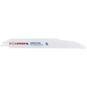 Lames scie sabre démolition métaux, chassis 960R carte de 2 Lames - LENOX - 114284