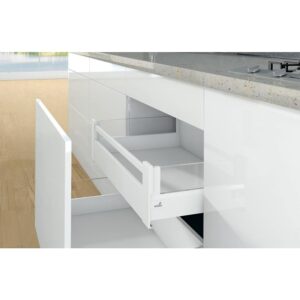 Raccords de façade blanc hauteur 186 mm - pour tiroir intérieur ArciTech - HETTICH - 462358