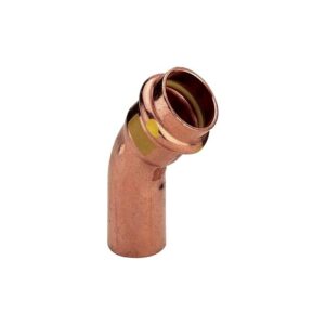 Coude cuivre 45° MF diamètre 18 à sertir gaz - VIEGA - 719516