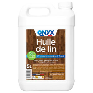 Huile de lin bidon de 5 litres - Onyx - 170730