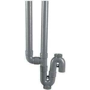 Siphon pour machine à laver double sortie verticale - - 756018