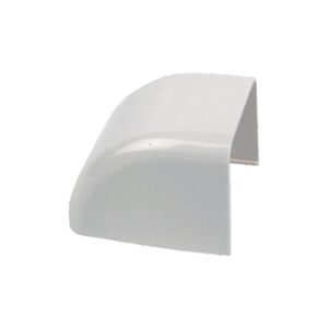 Embout de finition blanc pour goulotte 80x60 mm - EID - 187723