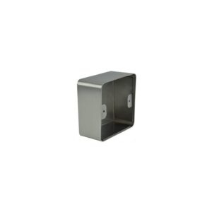 Boîtier inox en 82,5 x 82,5x 38/42 mm pour mise en applique des boutons sur platine de 80 x 80 mm - IZYX SYSTEMS - 622672