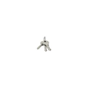 Verrou à bouton de sûreté sur n° KCF 005501 - Huisserie bois City 25 - cylindre longueur 30 mm - ISEO CITY - 640998