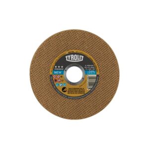 Disque à tronçonner Premium moyeu plat coupe métaux non ferreux diamètre 125 mm épaisseur 1,6 mm alésage 22,2 mm - TYROLIT - 601910