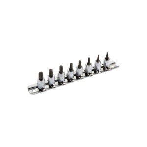 Rack de 8 douilles TORX 1/4'' - SAM outillage - 128193