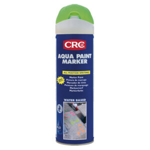 Peinture aérosol de marquage Aqua Paint - contenance 500 ml - vert fluo - CRC - 100094