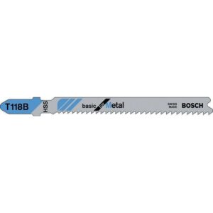 Lames de scies sauteuses T118B, carte de 5 - BOSCH - 106478