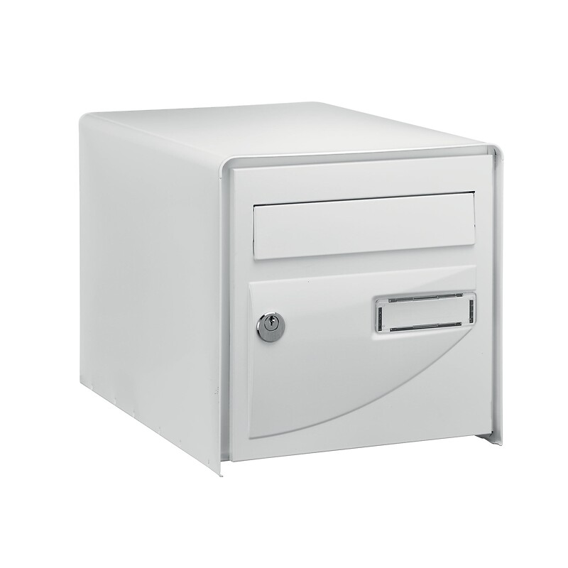 Boîte aux lettres Probat - simple face - vert RAL 6005 - L 302 x H 300 x P 410 mm - DECAYEUX - 635181