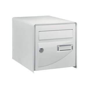 Boîte aux lettres Probat - simple face - gris anthracite RAL 7016 - L 302 x H 300 x P 410 mm - DECAYEUX - 124021