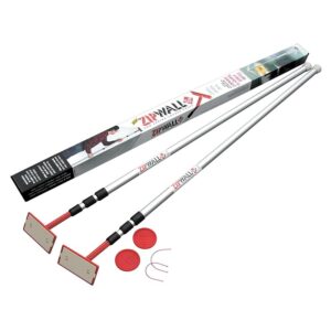 Kit de 2 perches télescopiques aluminium Zipwall - ZIPWALL - 651925