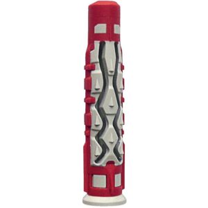 Cheville universelle bi-matière COLORTECH en nylon et élastomère rouge 6x35mm bidon de 500 pièces - SPIT - 151265