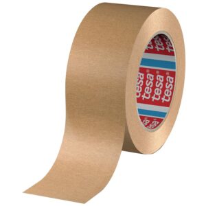 Ruban adhésif de fermeture de carton 4713 masse caoutchouc naturel sans solvant Recyclable Certifié FSC50mx75mm chamois - TESA - 270496
