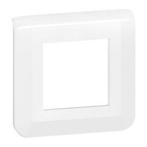 Plaque programme Mosaic 2 modules blanc - Legrand - 357603