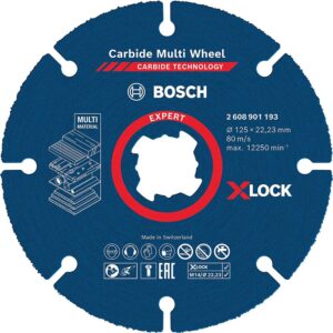 Disque à concrétion carbure Multiwheel Xlock Expert, diamètre 125 mm - BOSCH - 288248