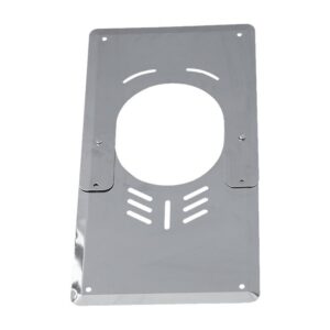 Plaque de finition basse inox ventilée Ø 125/155 - TEN - 778559
