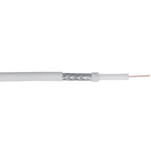 Câble coaxial 17 VATC blanc en couronne de 100 mètres - - 353214