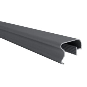 Poignée pour portes coulissantes de meubles Palma, finition argent, longueur 2550 mm - LEGALLAIS - 597836