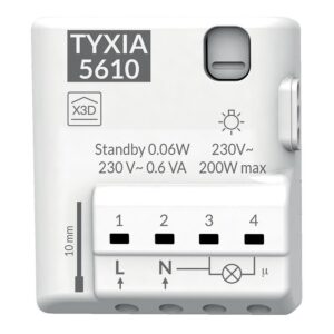 Micromodule récepteur 1 voie M/A -V/V X3D - TYXIA 4610 - Delta Dore - 458438