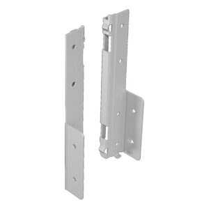 Raccord pour paroi arrière AvanTech YOU - Conditionnement Industrie - hauteur dos 187 mm - finition Argent - HETTICH - 139638