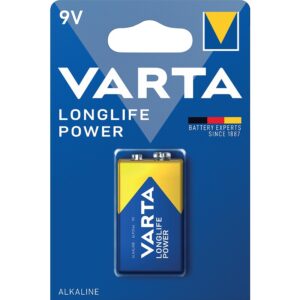 Pile alcaline Longlife Power LR61 9 V - VARTA - 622085