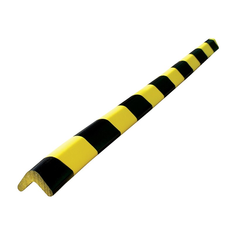 Protection d'angle en mousse, coloris jaune/noir, longueur 75 cm, largeur 3 cm, hauteur 3 cm. - VISO - 657364