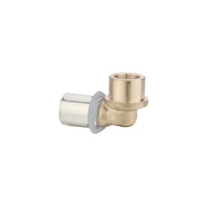 Coude PER à sertir diamètre 12 Rebun pour raccordement sur tube cuivre diamètre 14 - LEGALLAIS - 110644