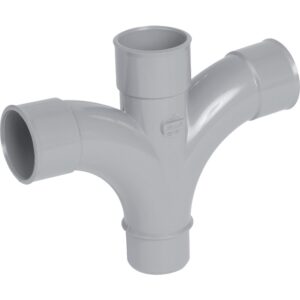 Croix pied de biche PVC M/F diamètre 40 EH18 - NICOLL - 716083