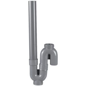 Siphon pour machine à laver simple PVC sortie verticale - - 756016