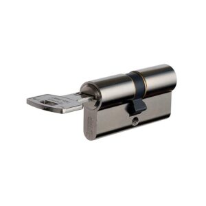 Cylindre double de sûreté type VELIX 30 X 30 laiton nickelé 5 clés réversibles brevetées - VACHETTE ASSA ABLOY - 143593